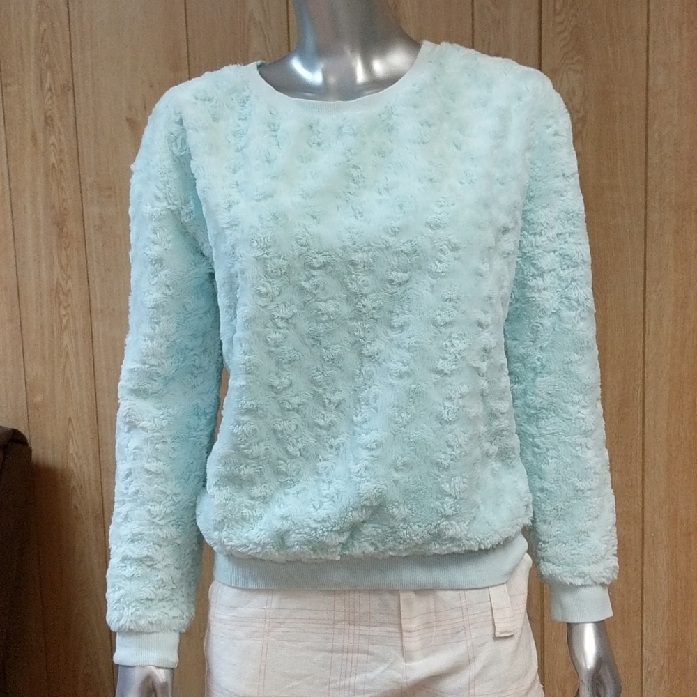 Eyelash Couture Fuzzy Sweater
